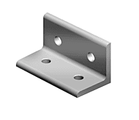 FATH wide inside corner bracket, 4 holes, slot size 8 - Part # 093WD7638