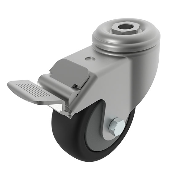 FATH swivel caster, TPU/ - Part # 098S100UDN