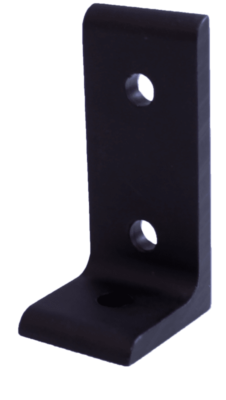 Tslots 15S 3 Hole Inside Corner Bracket Black - Part #654204