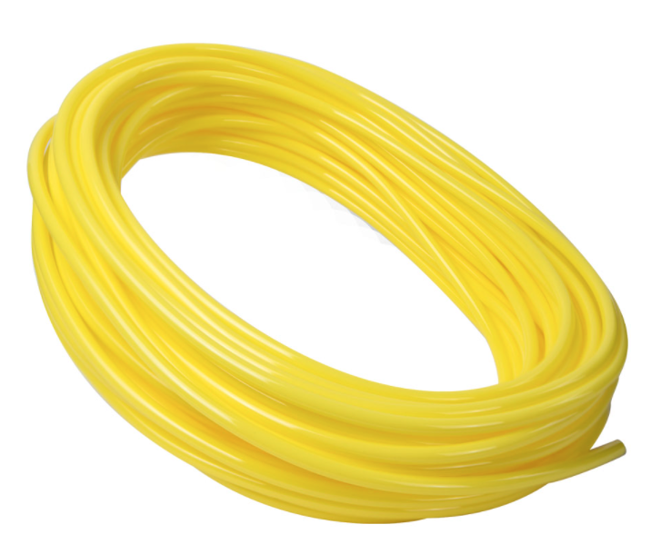 Airtac Polyurethane Tubing 3/8"OD x 1/4"ID Yellow 100ft/Roll - Part # NUE95A3/8X1/4-100Y